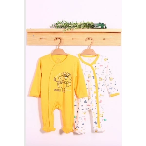 Eterelle Mini Jungle Aslan Desenli Erkek Bebek 4lü Tulum Seti