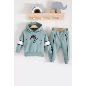 Eterelle Mini Zeo Desenli Pamuklu 2li Erkek Bebek Takımı