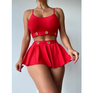 Nightlight Kırmızı Fantazi Etekli Takım