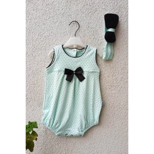 Eterelle Puanlı Bandanalı Body