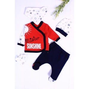 Eterelle Sun Shine Desenli 5li Erkek Hastane Çıkışı