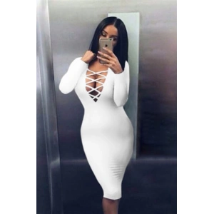 Terry Pau TP101232 Uzun Kollu Elbise