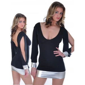 Terry Pau TP112117 Açık Kollu Mini Elbise