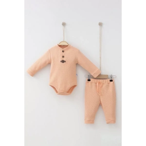 Eterelle Waffle Çıtlı Düğmeli 2li Mevsimlik Takım