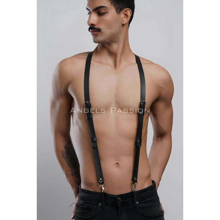 Eterelle Deri Erkek  Pantolon Kemeri, Erkek  Askılı Kemer - Brfm37