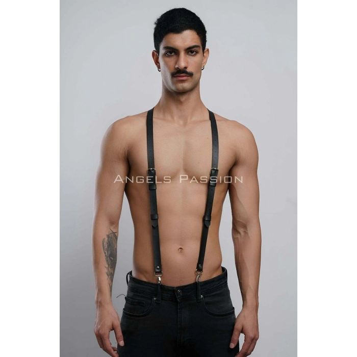 Eterelle Deri Erkek  Pantolon Kemeri, Erkek  Askılı Kemer - Brfm37