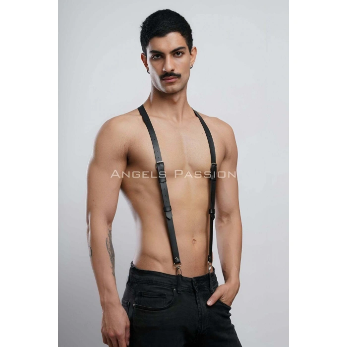 Eterelle Deri Erkek  Pantolon Kemeri, Erkek  Askılı Kemer - Brfm37