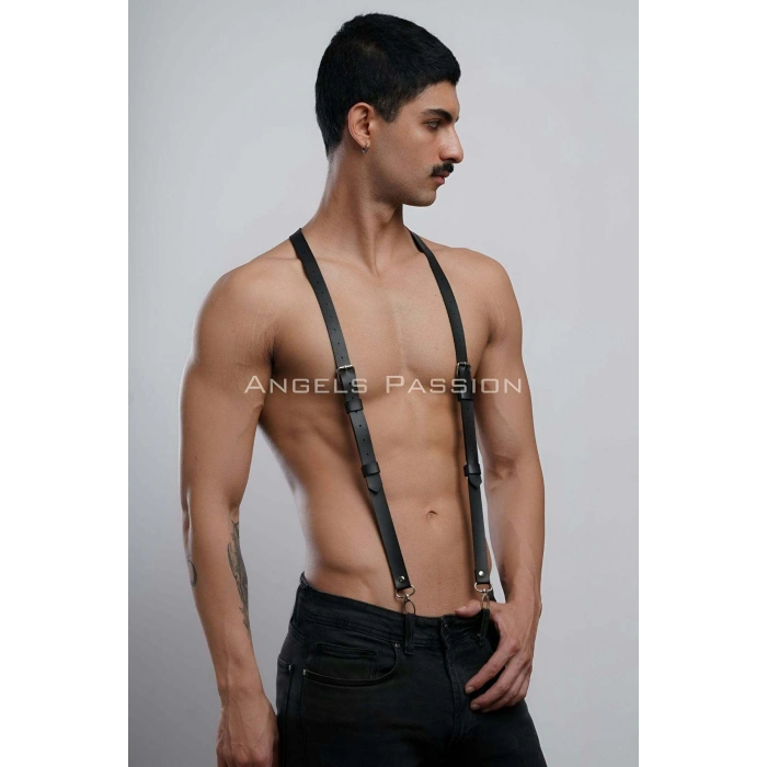 Eterelle Deri Erkek  Pantolon Kemeri, Erkek  Askılı Kemer - Brfm37