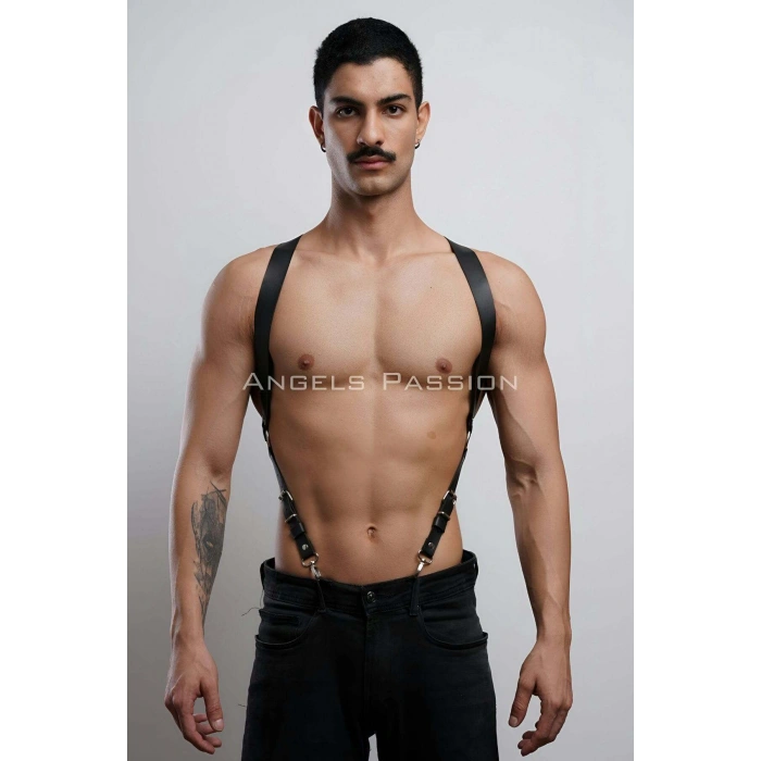 Eterelle Erkek  Göğüs Harness, Erkek  Pantolon Kemer, Deri Erkek  Kemer - Brfm146