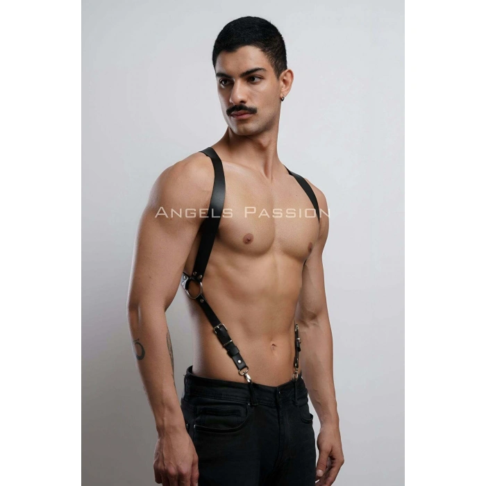 Eterelle Erkek  Göğüs Harness, Erkek  Pantolon Kemer, Deri Erkek  Kemer - Brfm146