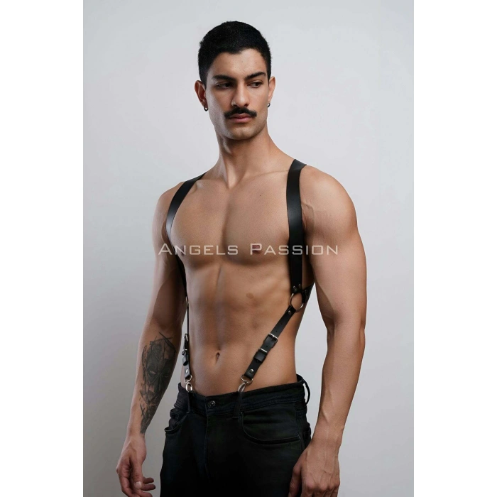 Eterelle Erkek  Göğüs Harness, Erkek  Pantolon Kemer, Deri Erkek  Kemer - Brfm146
