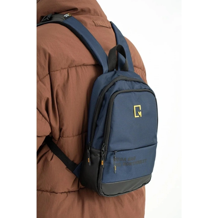 Yağmura Dayanıklı Polyester Kumaş Mini Erkek Sırt Çantası