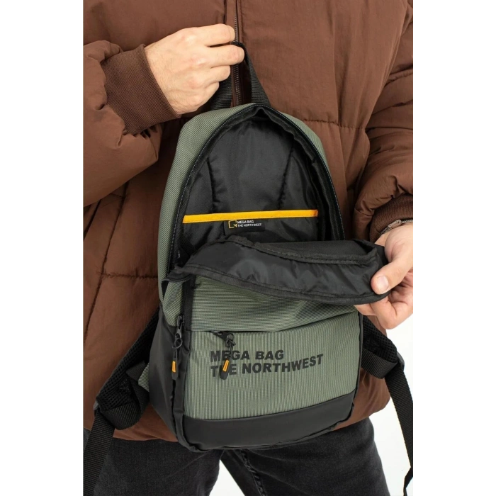Yağmura Dayanıklı Polyester Kumaş Mini Erkek Sırt Çantası
