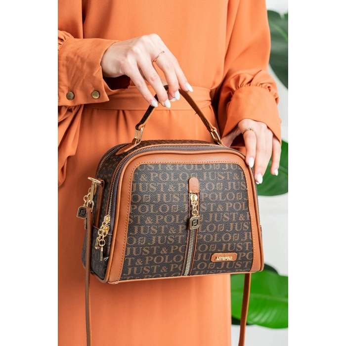 Kadın 4 Bölmeli Ayarlanabilir El Omuz Çapraz Çantası
