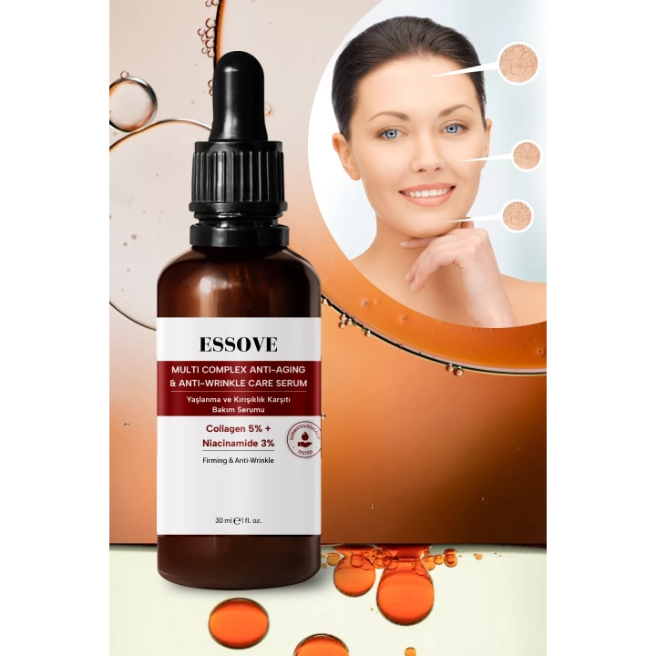 ESSOVE Yaşlanma ve Kırışıklık Karşıtı Serum 30ml