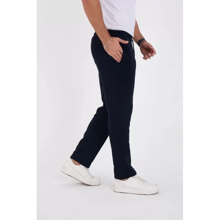 Unisex Üç İplik Basic Eşofman Pantolon - Lacivert