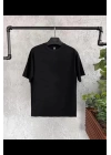 Çocuk Unisex Kapüşonlu Özel Tasarım Basic Tshirt - Siyah