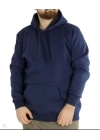 Erkek Uzun Kol Kapşonlu Basic Sweatshirt hoodie - Lacivert