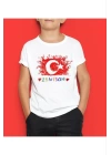 Unisex Çocuk Baskılı T-Shirt - Beyaz