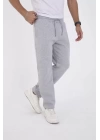 Unisex Üç İplik Basic Eşofman Pantolon - Gri