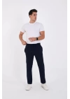 Unisex Üç İplik Basic Eşofman Pantolon - Lacivert