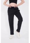 Unisex Üç İplik Basic Eşofman Pantolon - Lacivert