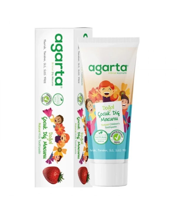 Doğal Çocuk Diş Macunu Çilekli 75 Ml