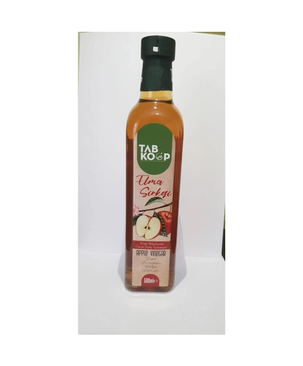 Doğal Fermente Elma Sirkesi Cam Şişe 500ml