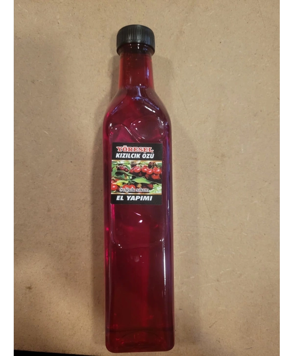 Ev Yapımı Kızılcık Özü (Soğuk Pres)