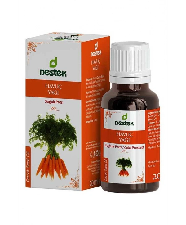 Havuç Yağı (Soğuk Pres) 20 ml