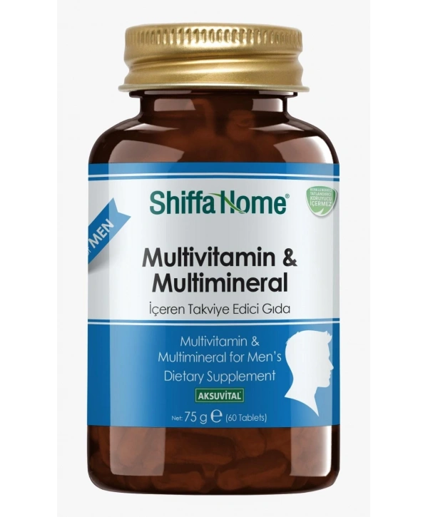MULTİVİTAMİN & MULTİMİNERAL - ERKEK - 1260 mg x 60 TABLET
