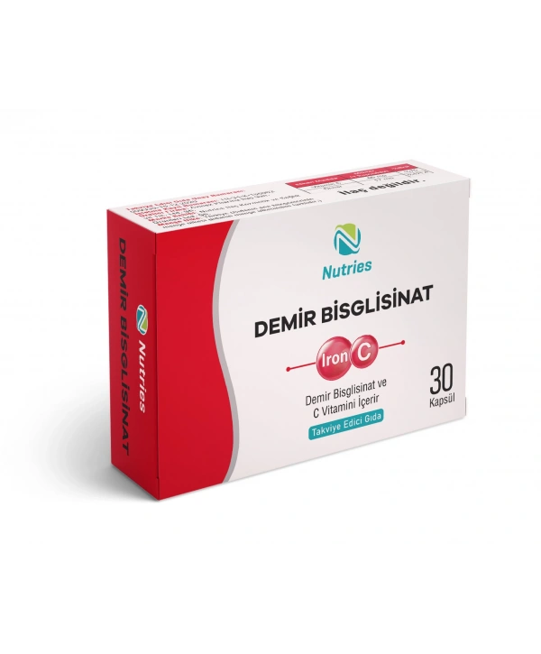 NUTRİES DEMİR BİSGLİSİNAT 30 KAPSÜL