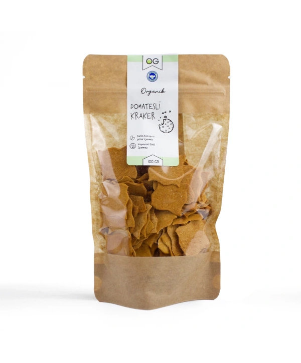 Organik Domatesli Kraker 100 Gr