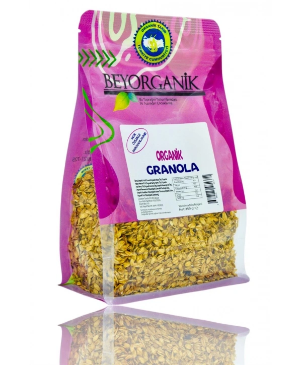 Organik Granola 350gr Mor Özlerle Harmanlanmış
