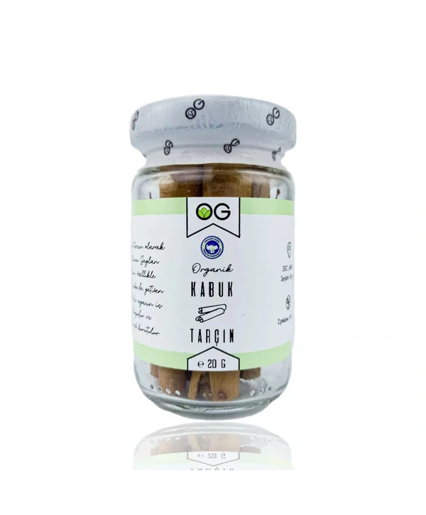 Organik Kabuk Tarçın 20 Gr
