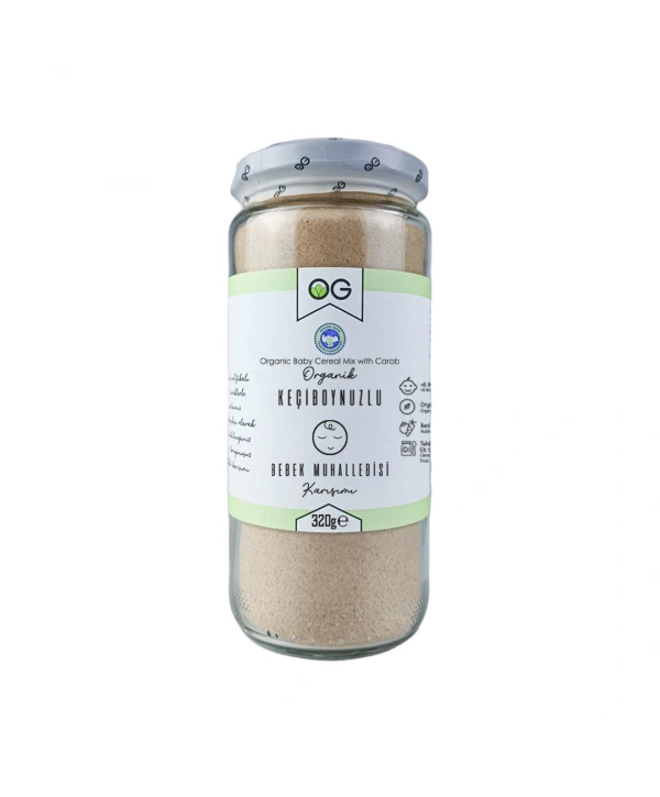 Organik Keçiboynuzlu Bebek Muhallebisi Karışımı 320 Gr +8 Ay