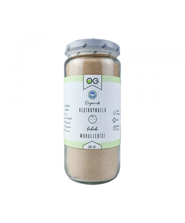 Organik Keçiboynuzlu Bebek Muhallebisi Karışımı 320 Gr +8 Ay