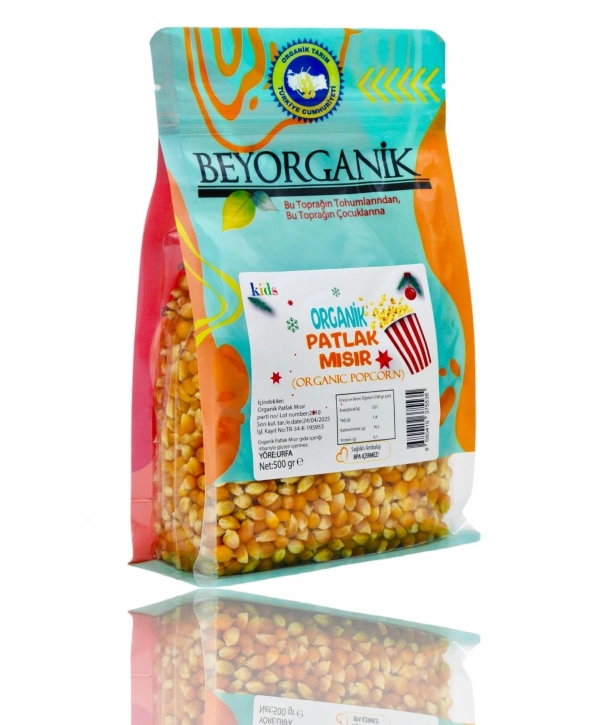 Organik Patlak Mısır 500gr