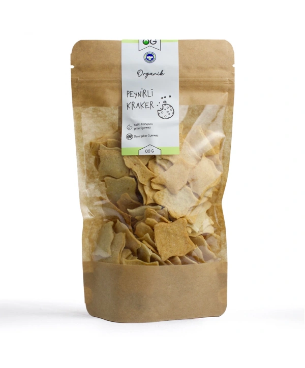 Organik Peynirli Kraker 100 Gr