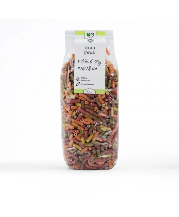 Organik Sebzeli Artizan Dirsek Makarna 400 Gr