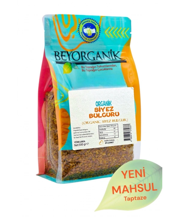 Organik Siyez Pilavlık Bulgur 500gr
