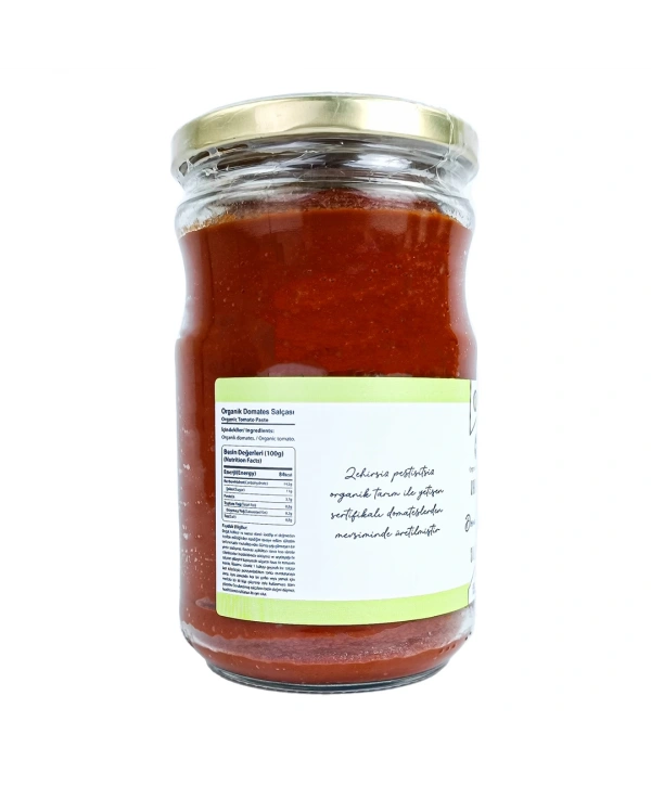 Organik Tuzsuz Domates Salçası 650 Gr