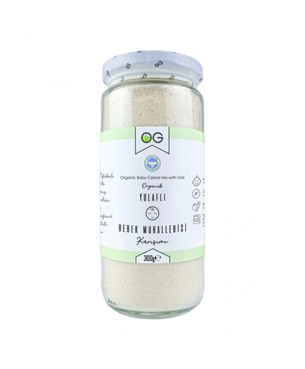 Organik Yulaflı Bebek Muhallebisi Karışımı 300 Gr +6 Ay