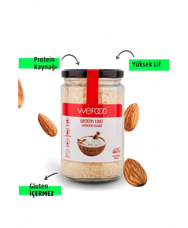 Wefood Glutensiz Badem Unu 250 gr