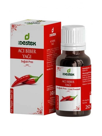 Acı Biber Yağı (Soğuk Pres) 20 ml