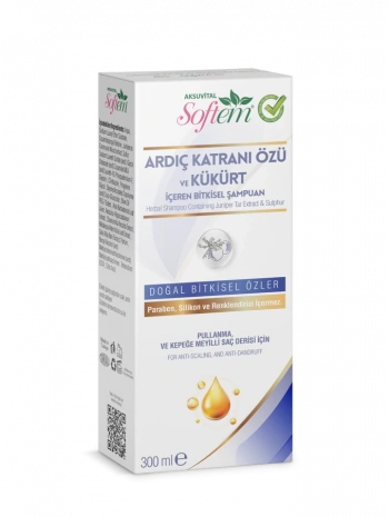 Ardıç Katranı Özü ve Kükürt Bitkisel Şampuan 300 ml