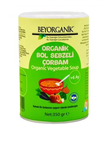 Bebek Ek gıdası Organik Bol Sebzeli Çorbam +6ay