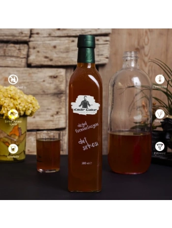 Doğal Fermente Dut Sirkesi Cam Şişe 500ml