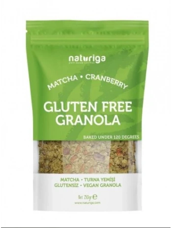 Glutensiz Matcha & Cranberry Granola(250 gr)