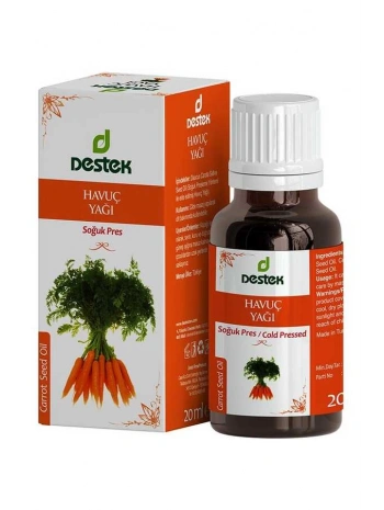 Havuç Yağı (Soğuk Pres) 20 ml
